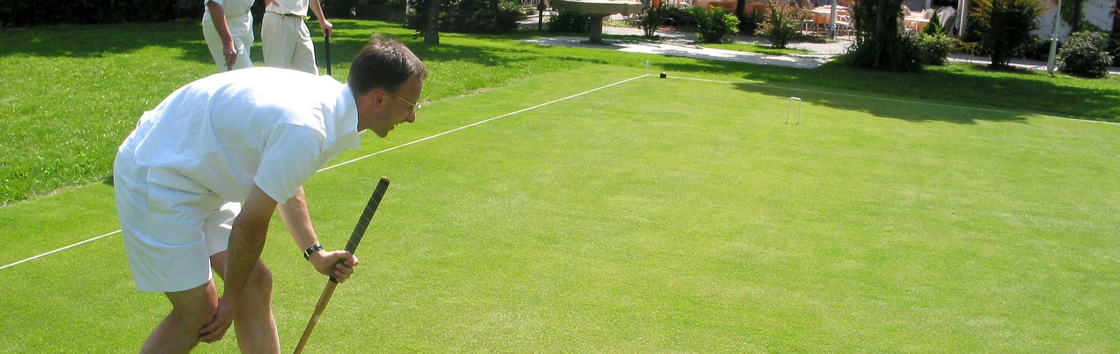 Croquet-Platz im Amerika-Holzer