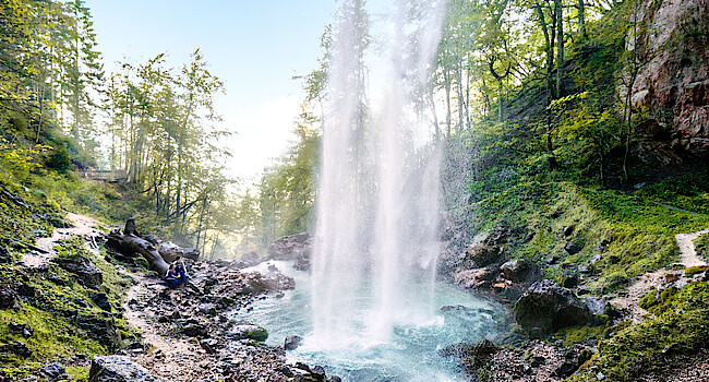Der tosende Wildensteiner Wasserfall