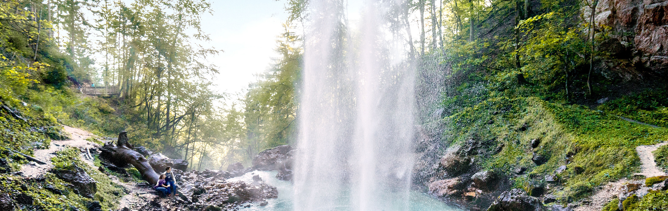 Der tosende Wildensteiner Wasserfall