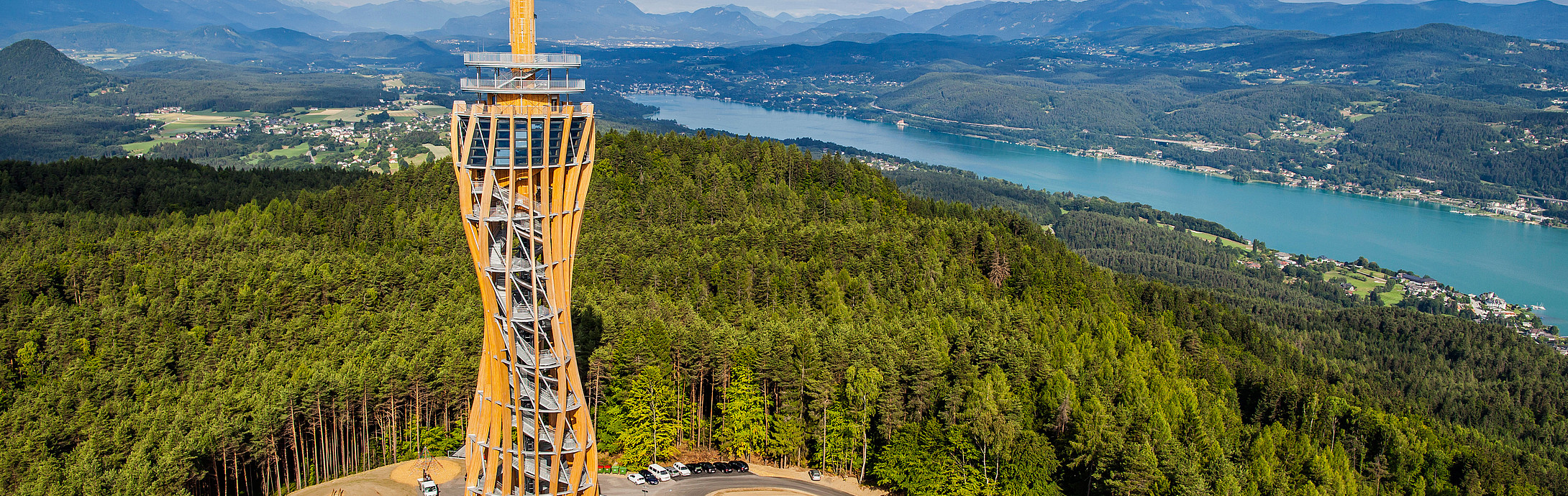 Der Aussichtsturm am Pyramidenkogel