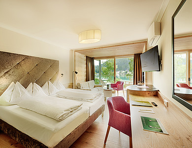 Luxuriöse Juniorsuite im Hotel am See