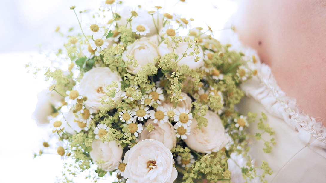 Brautstrauß - Heiraten direkt am See