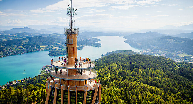 Der Aussichtsturm am Pyramidenkogel