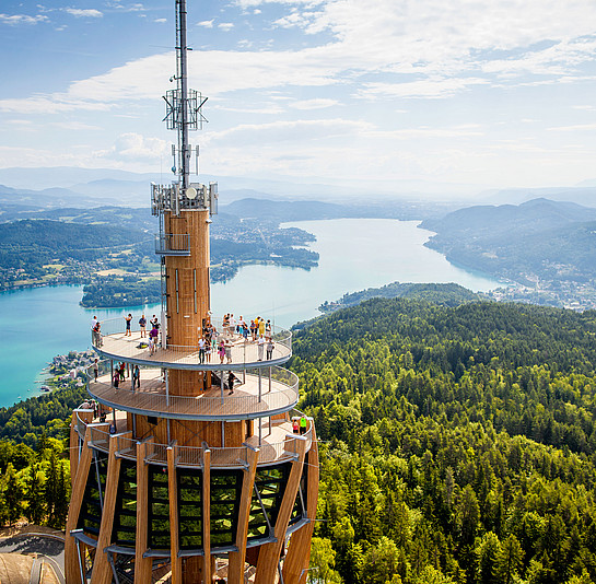 Der Aussichtsturm am Pyramidenkogel
