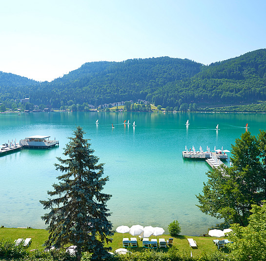 Seeblick im 4* Resort Amerika-Holzer