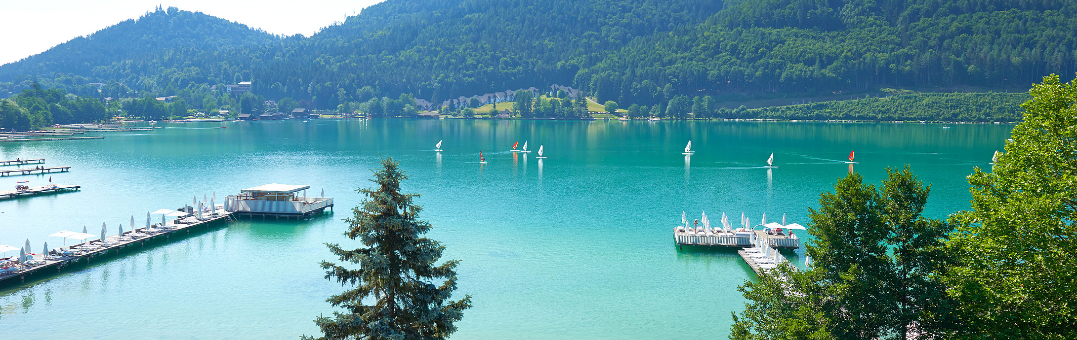 Seeblick im 4* Resort Amerika-Holzer