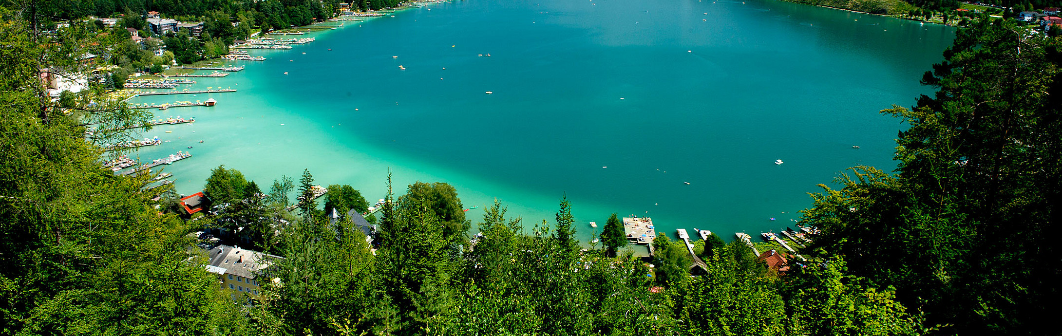 Der Klopeiner See in Kärnten