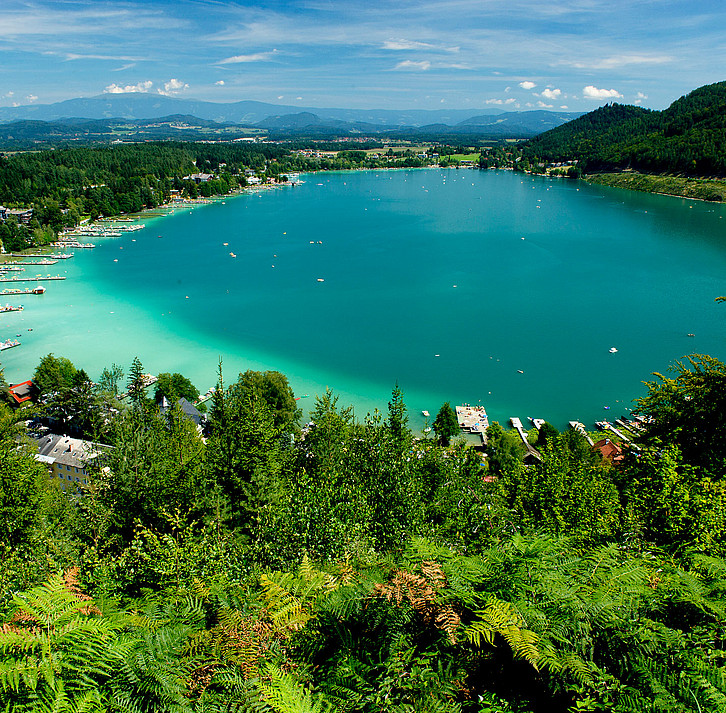 Der Klopeiner See in Kärnten