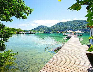 Sommerurlaub am See in Kärnten mit hauseigenem Steg