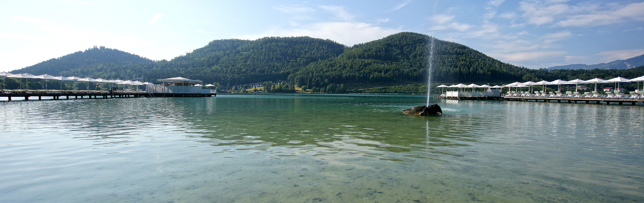 Aussicht auf den Klopeiner See