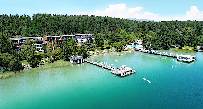 Hotel Resort am Klopeiner See - Übersicht Hotelanlage