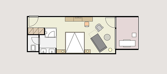 Doppelzimmer 'CASANOVA'