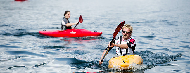 Paddeln im Klopeiner See